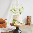Love Flower Happy Birthday Cake Toppers White Rose Decor Wedding Party DecorJR