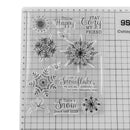 Snowflake Transparent Stamp Seal for DIY Photo Album Decorative Card Making