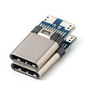 6 USB 3.1 Type C Male DIY Solder Cable Plug Connector Socket Attached PC Board..