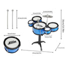 Mini Kids Jazz Drum Play Set for Musical Instruments Learning Educational Toys