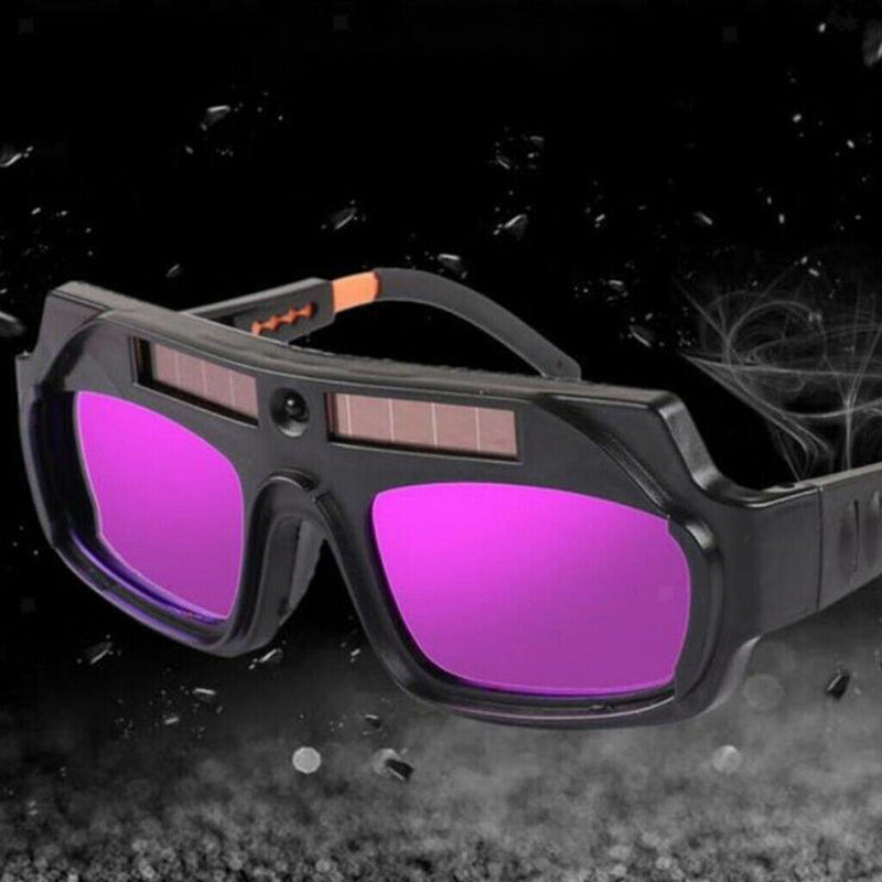 Automatic Dimming Welder Safety Glasses Goggles Anti-Glare Adjustable Frame