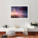 Diamond Painting Clouds Over Mountains DIY Full Round Wall Picture 40x30cm