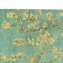 Beautiful Apricot Flowers Retro Kraft Paper Adornment Poster Cafe Wall StickerJR