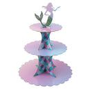 Three Layers Mermaid Cake Stand Mermaid Dessert Stands Birthday Party FavorSEAU
