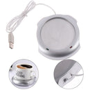 USB Insulation Coaster Heater Heat Electric Coffee Cup Mug Mat Pad Home Office