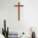 Christian Style Rubber Wood Home Decor Wall Cross Solid Mysterious Elegant Gift