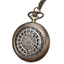 Large Creative Necklace Watch Pocket Watch Retro Pocket Watch Star Table Pe W1T7