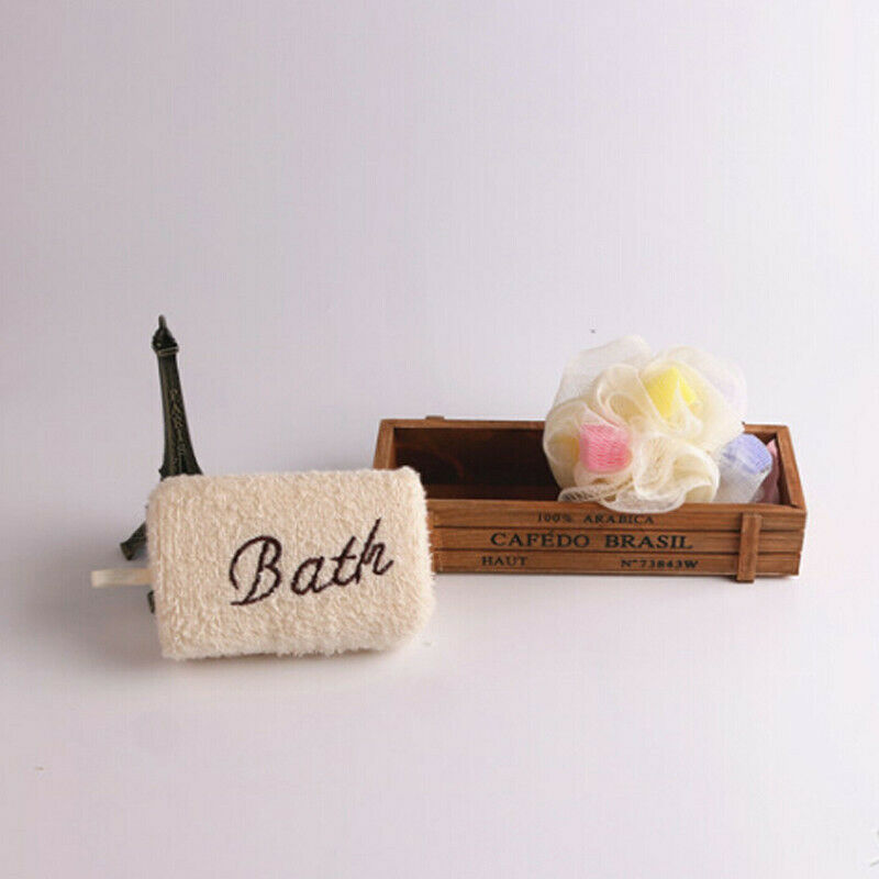 Useful Bath Sponge Shower Rectangle Soft Natural Fiber Brush Clean Rich Foam: Gw