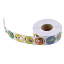 500 Pieces/Roll Christmas Themed Sealing Stickers Round Paper Labels DIY