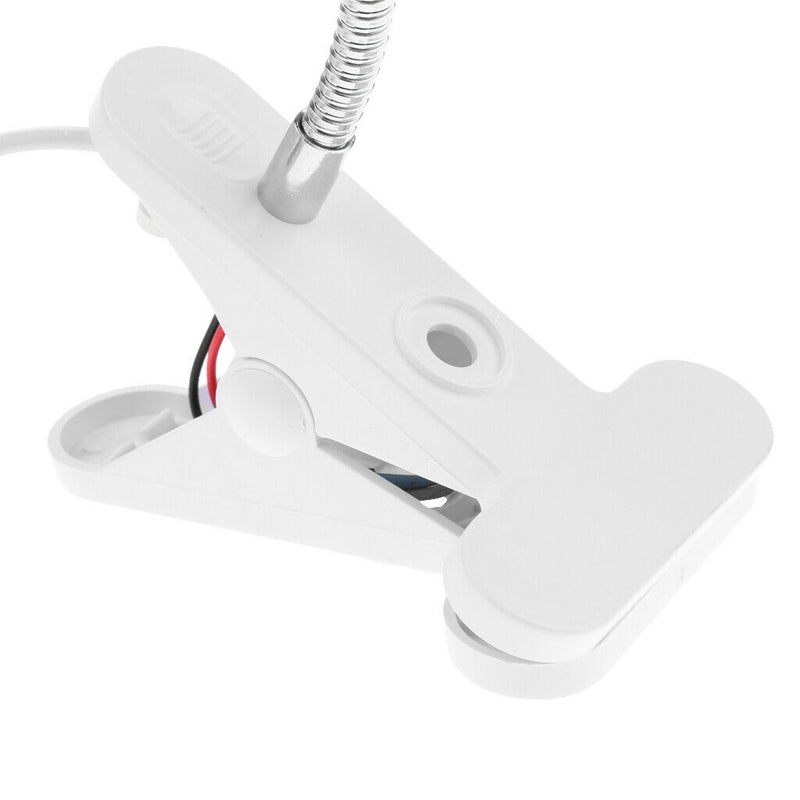 2Pcs E27 Clip on Desk Lamp with Touch Sensor Switch Touch Control AU Plug