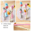 Cartoon Donkey Shape Ballpoint Pen Creative Gift Stationery Office School I3R3