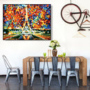 Paint By Numbers Dazzling Eiffel DIY Digital Oil Painting Canvas Picture