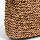 Fashion Summer Round Straw Bag Beach Rattan Women Handbag Totes Ladies Knit