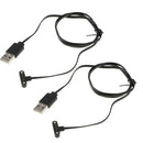 2 Pack Smart Watch Magnet Charging USB 4 Pin Magnetic Chargering Cable for