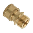 8Pcs M22x1.5mm Pressure Washer Hose Connector Quick Coupler Male & Female Brass