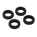 Durable Plastic Tire Tyre Black for WLtoys K979/K989 Spare Parts, Pack of 4