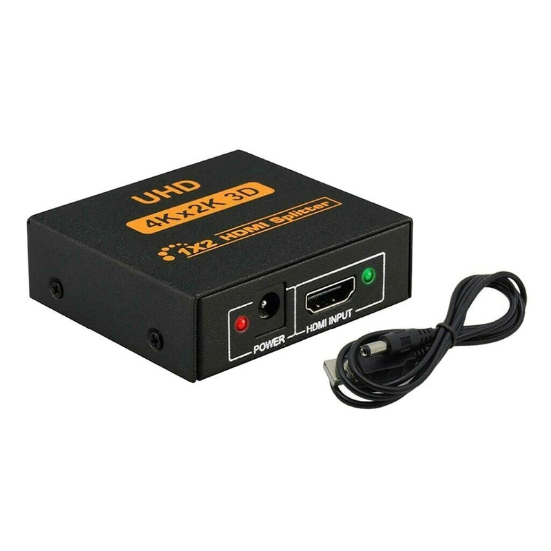 HDMI Switch 4k, 2-to-1 HDMI Switcher, HDMI splitter, Supports 4K, Full HD1080p,