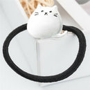 Women  Metal Cat Hair Band Hair Rope Elastic Tie Ponytail Holder Z~T â„–[
