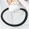 Women  Metal Cat Hair Band Hair Rope Elastic Tie Ponytail Holder Z~T â„–[