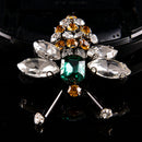 Bees Sequin Rhinestone Bead Brooch Patche Applique Sew on Beading Applique TEUS