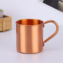 Pure Copper Moscow Mule Mug Solid Smooth Without Inside Liner For Cocktail