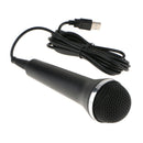 2.5 Meters Long Rock Band USB Wired Black Microphone for Xbox 360 Black - Esy to