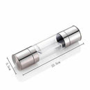 Stainless Steel 2 in 1 Pepper Salt Grinder Manual Muller Spice Shaker Supply