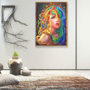 5D DIY Special Shaped Diamond Painting Beauty Pattern Cross Stitch Ornament