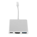 USB-C to HDMI USB 3.0 Charging HUB HDTV 1080p Adapter Converter For Macbook