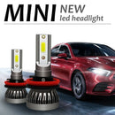 2Pcs H11/H8/H9 Mini1 Led Headlight 36W 6000Lm Cob Bulbs Kit Hi/Low Beam 600