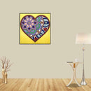 5D DIY Special Shaped Diamond Painting Heart Cross Stitch Mosaic Craft Kits