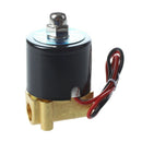 DC 12V 1/4 Inch Electric Solenoid Valve for Air Water / High Quality Replac