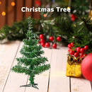 Christmas Tree Ornaments with Light New Year Party Xmas Decoration (Green)
