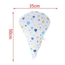 1X(Cute Raindrop Cushion Cartoon Soft And Comfortable Car Driver Seat Cushi