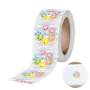 500Pcs Doughnut Happy Birthday Seal Stickers Cake Baking Package Gift Labels Hn