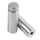 8 Pcs Stainless Steel Standoff Pins Screw Glass Frame Hanger 16mmx50mm U5Q2