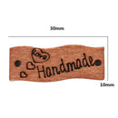 Pack Of 50X Wooden Buttons Handmade Tags DIY Sewing Craft 2 Holes Flat Buttons