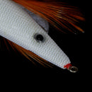 1PC Luminous Squid Jigs White Glow Wood Shrimp with Octopus Squid Jig Ho ME
