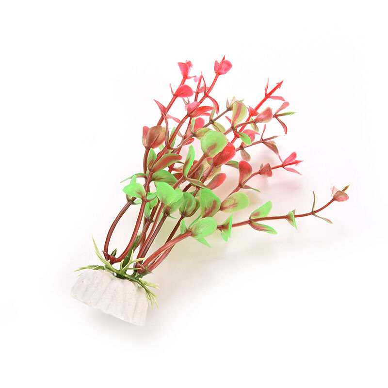 Aquarium Fish Tank Plastic Green Plant Underwater Ornament Decor Decoration
