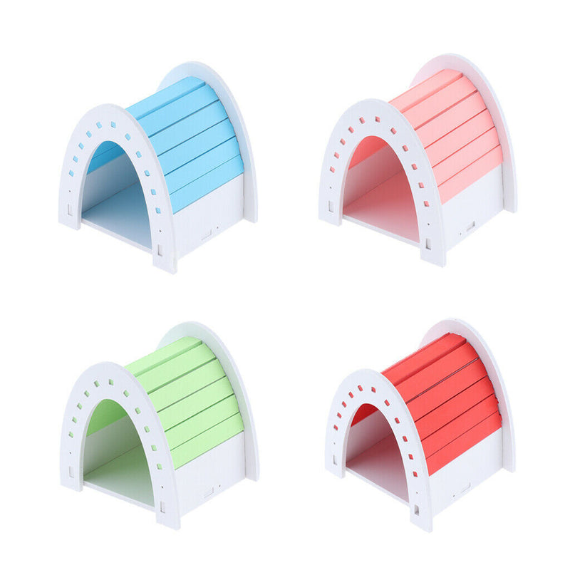 Hamster House Hideout Hideaway Exercise Toys for Rat Small Animal Blue