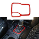 Gear Shift Knobs Cover Trim Decoration Panel for 2018-2019 Jeep Wrangler JL