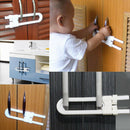 Baby Pet Safety Safe Lock U Shape Fridge Toilet Drawer Cabinet Cupboard Door