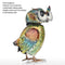 Iron Garden Owl Statue Standing Animal Ornaments Table Sculpture Decorations