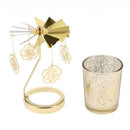 Metal Spinners Rotating Tea Light Candle Holders Candle Stand DIY_Rose