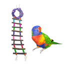 Colorful Bird Ladder Bridge Helps Birds with Balance , Durable & Flexible, Easy