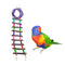 Colorful Bird Ladder Bridge Helps Birds with Balance , Durable & Flexible, Easy