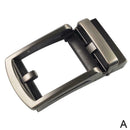 Men Ratchet Metal Leather Belt Buckle Replacement Automatic Slide Buckle Ac J6J5