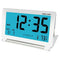 Travel Alarm Clock Lcd Mini Digital Desk Folding Electronic Alarm Table Clo T1G8