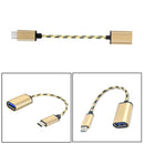 USB 3.1 Type C to USB 3.0 Type A Male to Female OTG Data Connector Cable Adapt w