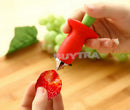 1* Tomato Strawberry Stem Leaves Huller Remover Removal Fruit Corer 3c